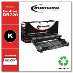 Innovera Remanufactured Black Drum Unit, Replacement for DR720, 30,000 Page-Yield