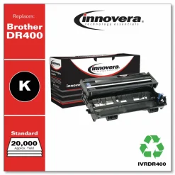 Innovera Remanufactured Black Drum Unit, Replacement for DR400, 20,000 Page-Yield