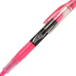 Integra Liquid Highlighters - Chisel Marker Point Style - Fluorescent Pink - 1 Dozen