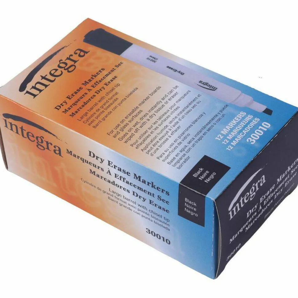 Integra Chisel Point Dry-erase Markers