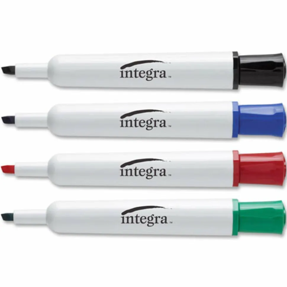 Integra Chisel Point Dry-erase Markers