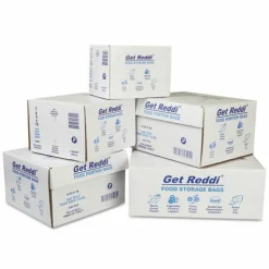 Inteplast Group Food and Utility Bags, 2 gal, 8" x 4" x 18", Clear, 1,000/Carton
