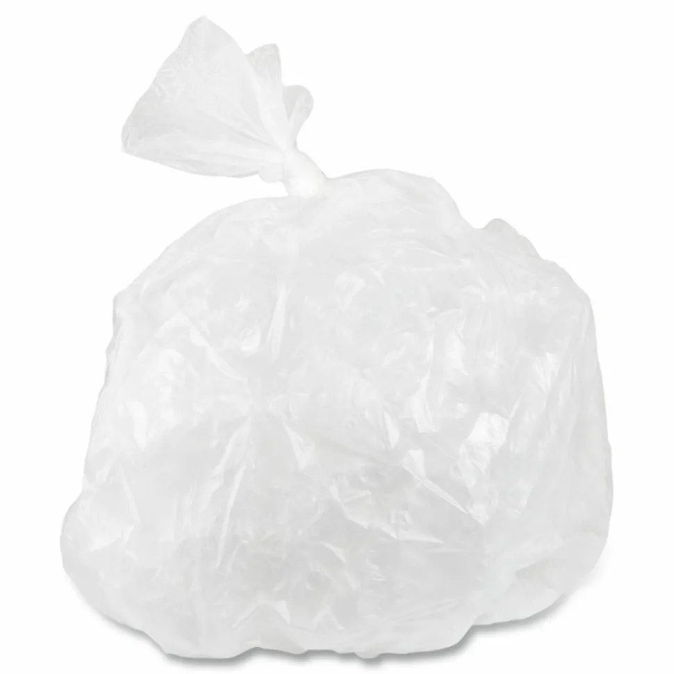 Inteplast Group Food Bags, 5.5 Gallon, 10" x 8" x 24", Clear, 500/Carton