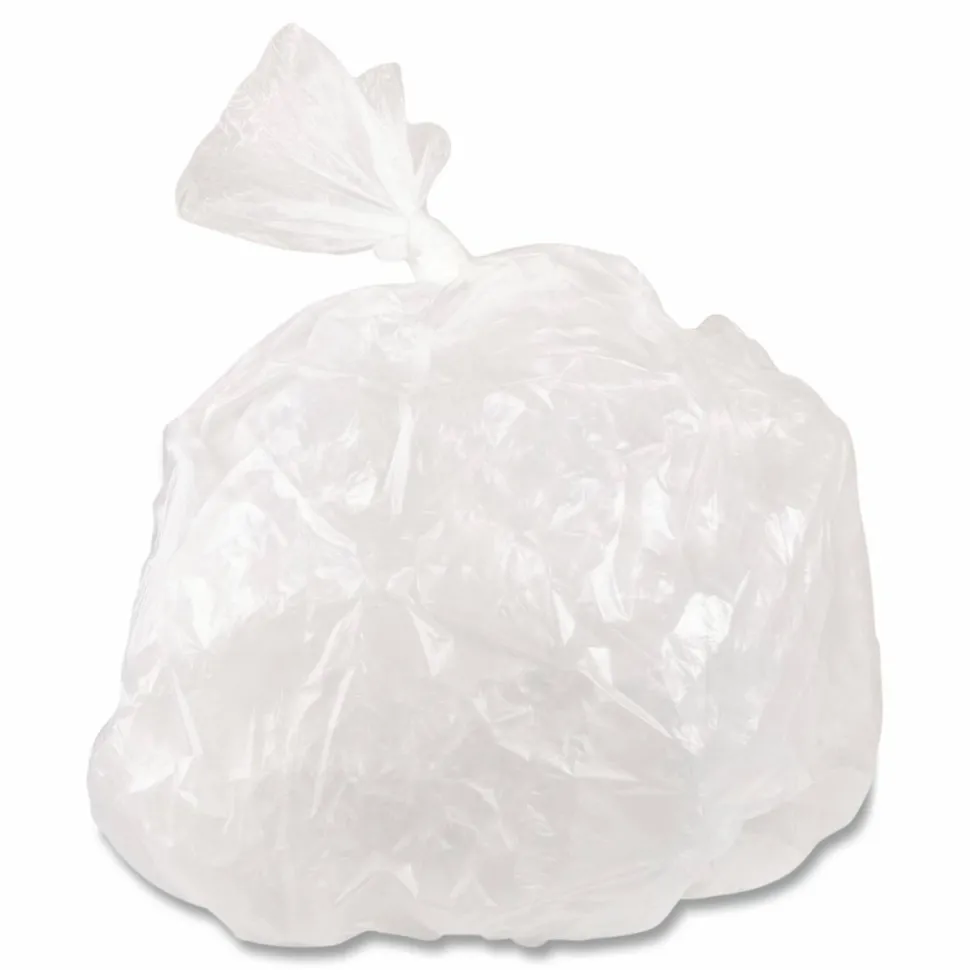 Inteplast Group Food Bags, 5.5 gal, 10" x 8" x 24", Clear, 500/Carton