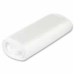 Inteplast Group High-Density Commercial Can Liners, 33 gal, 16 mic, 33" x 40", Clear, Interleaved Roll, 25 Bags/Roll, 10 Rolls/Carton