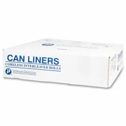 Inteplast Group High-Density Commercial Can Liners, 33 gal, 16 mic, 33