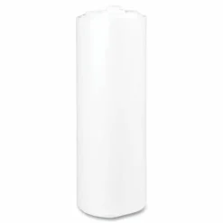 Inteplast Group High-Density Commercial Can Liners, 45 gal, 12 mic, 40" x 48", Clear, Interleaved Roll, 25 Bags/Roll, 10 Rolls/Carton