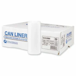 Inteplast Group High-Density Commercial Can Liners, 16 gal, 8 mic, 24