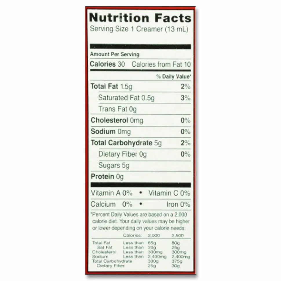 International Delight Flavored Liquid Non-Dairy Coffee Creamer, Hazelnut, 0.44 oz Mini Cups, 48/Box