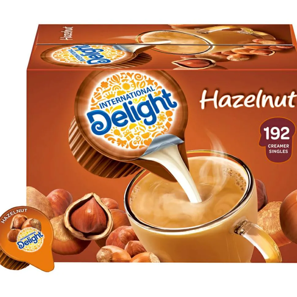 International Delight Hazelnut Liquid Creamer Singles