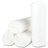 Interplast Group High Density Commercial Can Liners, 0.67 mil, 56 gal, 17 mic, 43" x 48", Clear, Interleaved Roll, 25 Bags/Roll, 8 Rolls/Carton