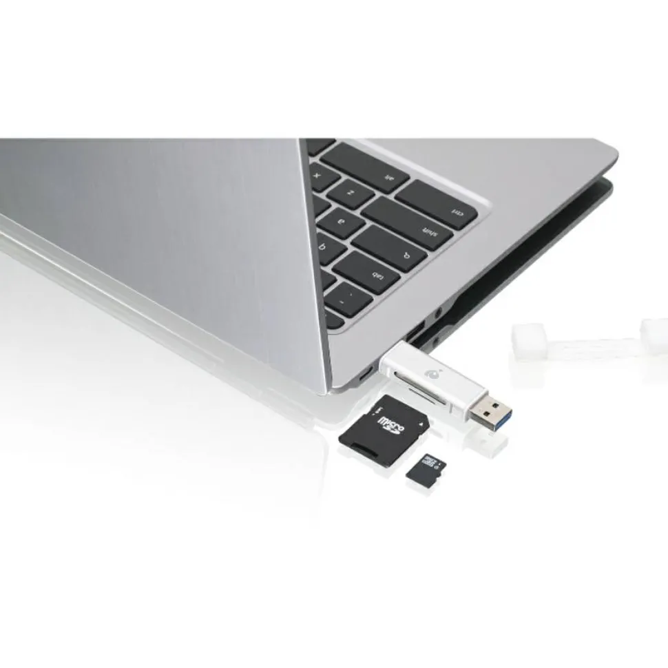 IOGEAR USB-C Duo Mobile Device Card Reader/Writer
