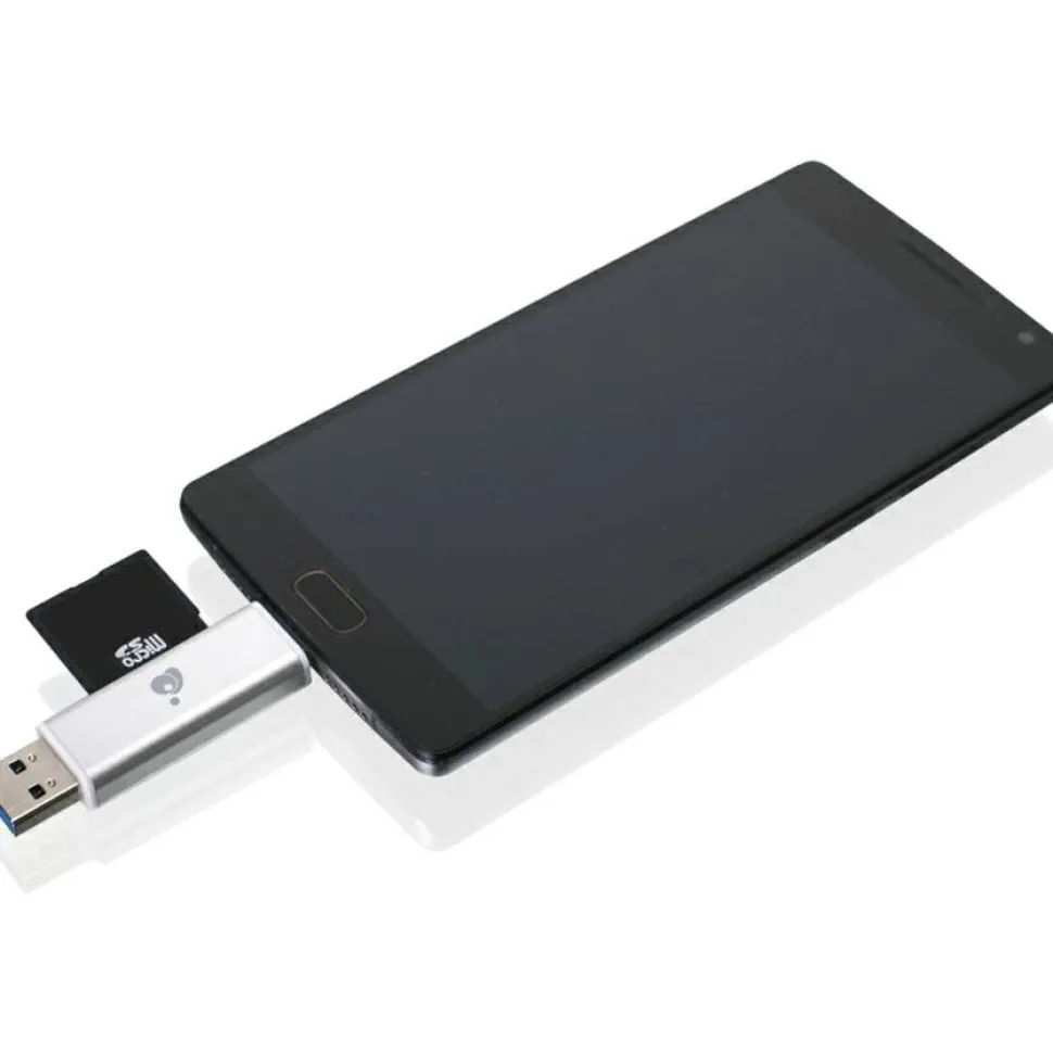 IOGEAR USB-C Duo Mobile Device Card Reader/Writer