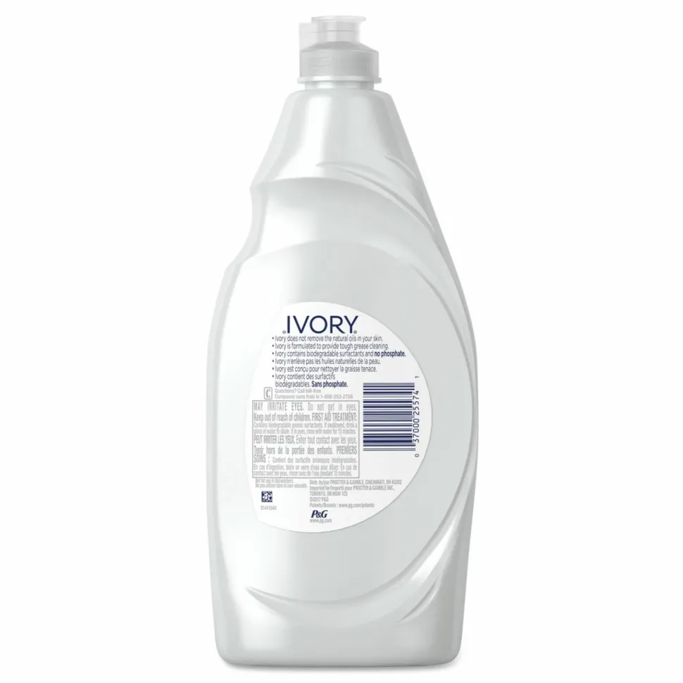 Ivory Dish Detergent, Classic Scent, 24 oz Bottle, 10/Carton