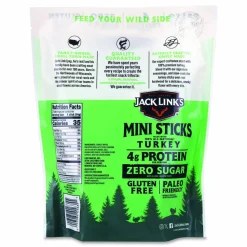 Jack Link's Savory Herb Mini Turkey Stick, 0.5 oz Stick, 24/Pack