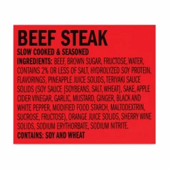 Jack Link's Teriyaki Beef Steak, 1 oz Pack, 12/Box