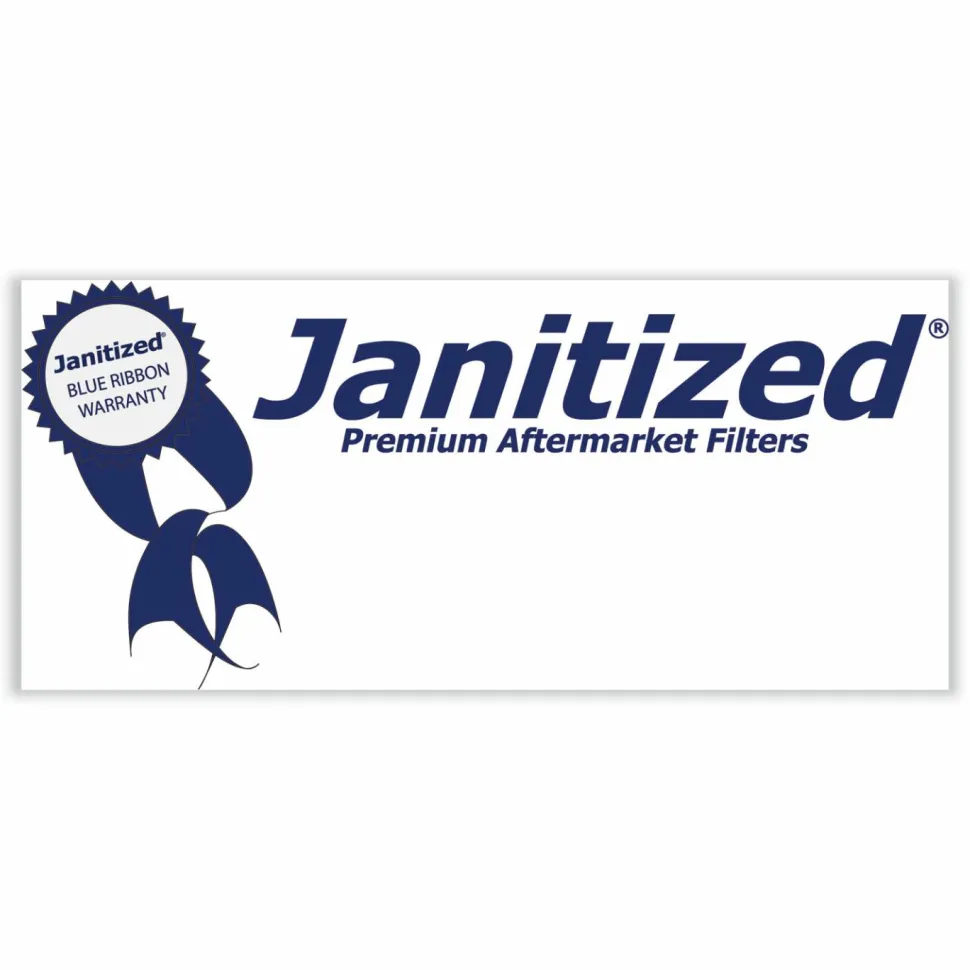 Janitized Vacuum Filter Bags Designed to Fit Karcher/Tornado CV30/1, CV38/1, CV48/2, 100/Carton