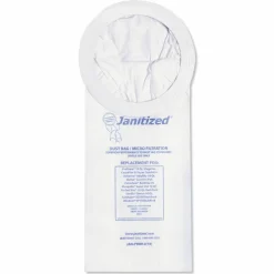 Janitized Vacuum Filter Bags Designed to Fit ProTeam 10 qt Super Coach/MegaVac, 100/Carton