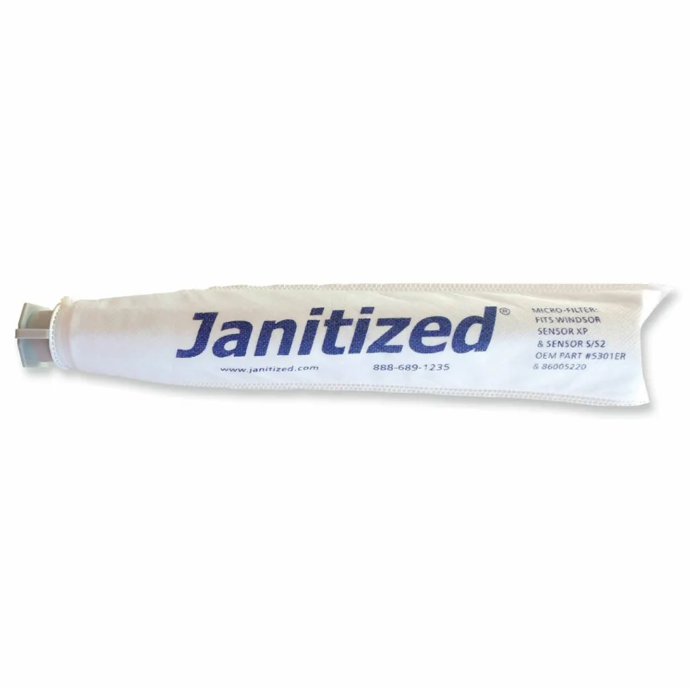 Janitized Vacuum Micro Filter Designed to Fit Windsor Sensor XP/S/S2, 25/Carton