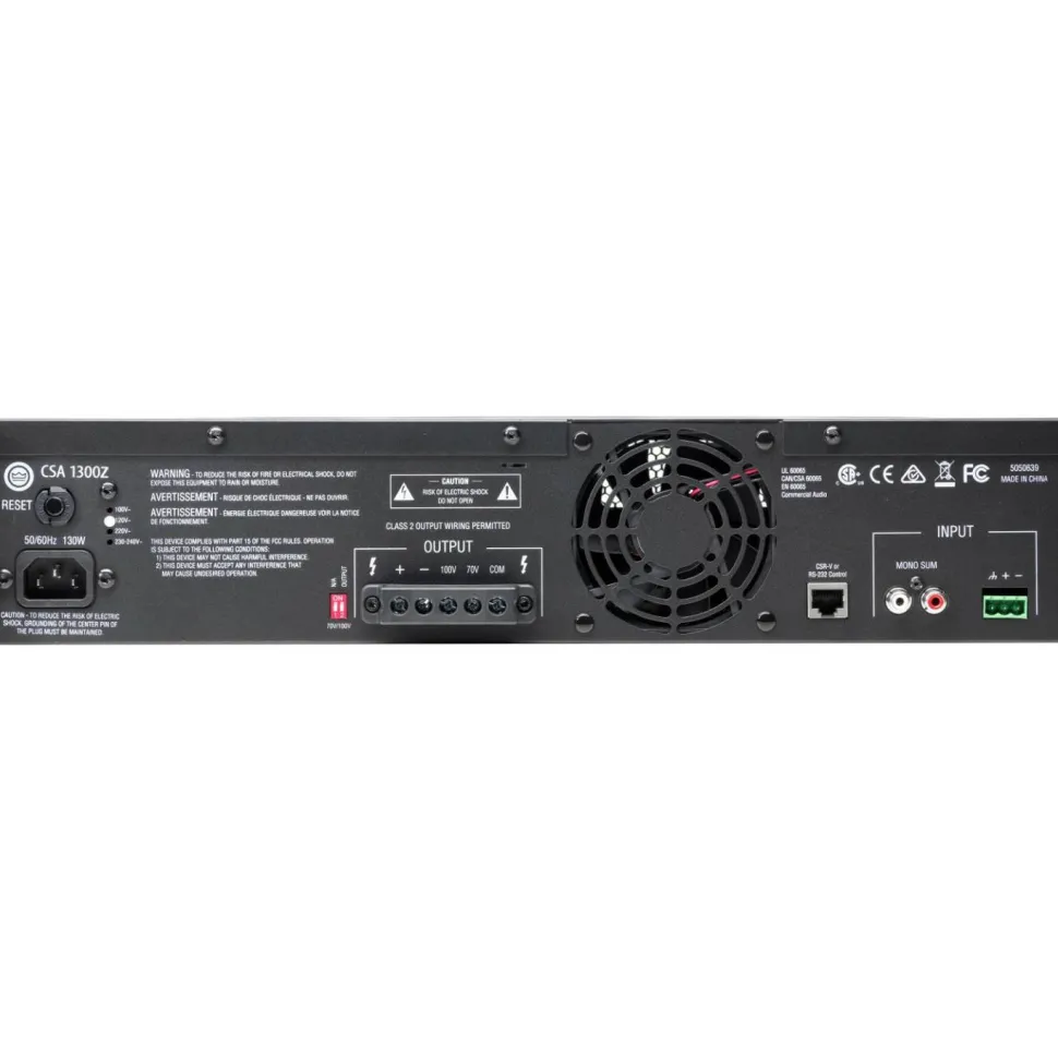 JBL Commercial 1300Z Amplifier - 300 W RMS - 1 Channel