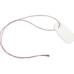 Jewelry Tags, 0.38" x 0.81", White, Pack Of 100