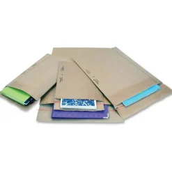 Jiffy Mailer Padded Self-Seal Mailers, 8-1/2" x 14-1/2", 90% Recycled, Natural, Carton Of 100 Mailers