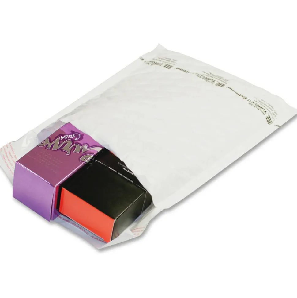 Jiffy Mailer Tuffgard Extreme No. 7 Mailers - Bubble - #7 - 14 1/4" Width x 20" Length - Self-adhesive Seal - White - 25 / Carton