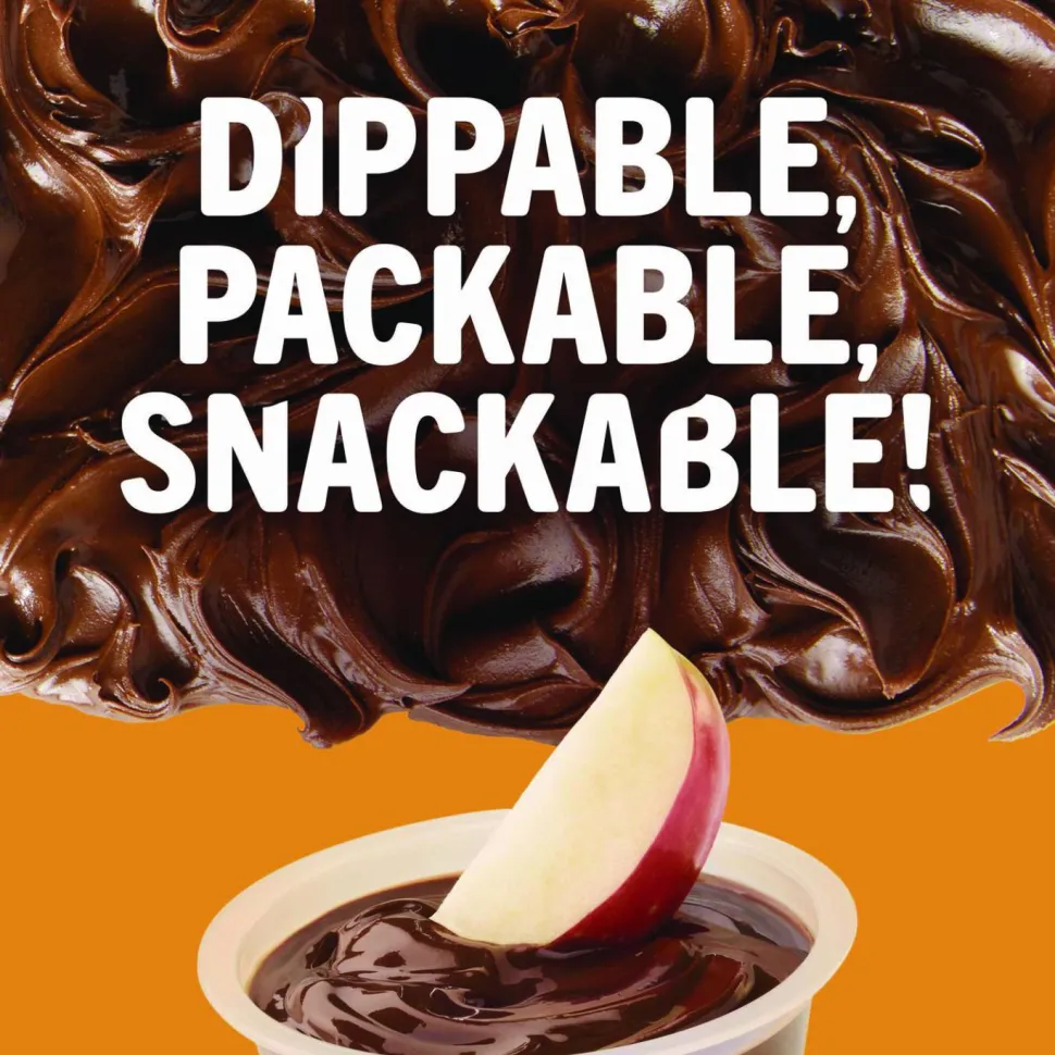Jif To Go Chocolate Peanut Butter, Chocolate, 1.1 oz Cups, 8 Cups/Pack, 6 Packs/Carton