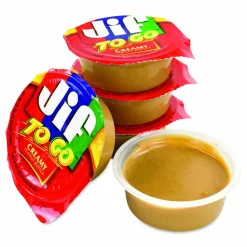Jif To Go Spreads, Creamy Peanut Butter, 1.5 oz Cup, 36 Cups/Carton