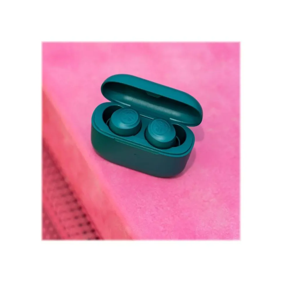 JLab Audio Go Air POP True Wireless Earbuds With Microphone, Teal