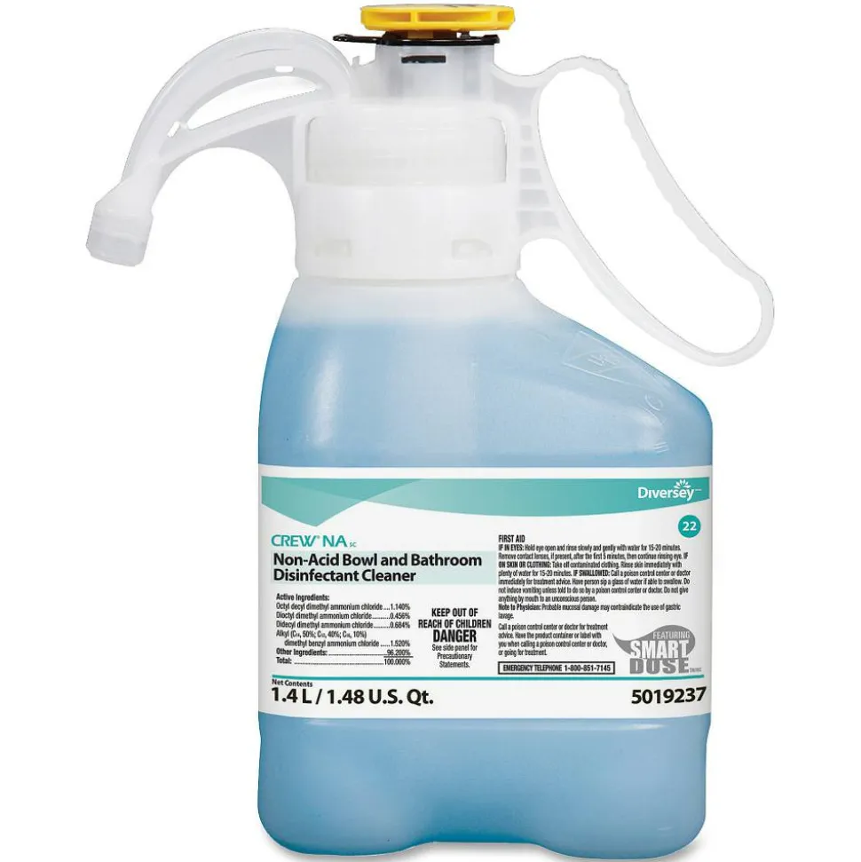 JohnsonDiversey Non-Acid Restroom Cleaner, Floral Scent, 47.36 Oz Bottle