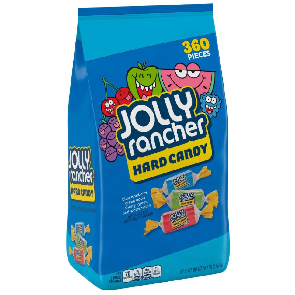 Jolly Rancher Assorted Hard Candy, Assorted Flavors, 5-Lb Bag