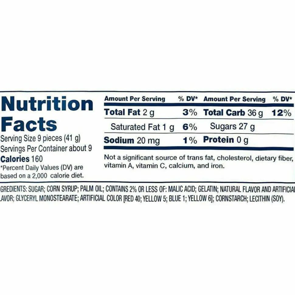 Jolly Rancher Chews Candy, Assorted Flavors, 13 oz Pouches, 4/Carton
