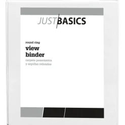 Just Basics View 3-Ring Binder, 1