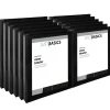 Just Basics View 3-Ring Binder, 1" Round Rings, Black, Pack Of 12