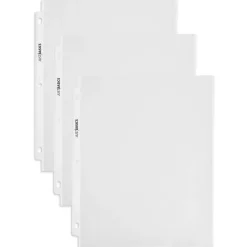 Just Basics Lightweight Sheet Protectors, 8-1/2 x 11", Non-Glare, Box Of 200