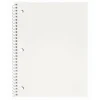Just Basics Poly Spiral Notebook, 8" x 10-1/2", 1 Subject, College Ruled, 70 Sheets, White