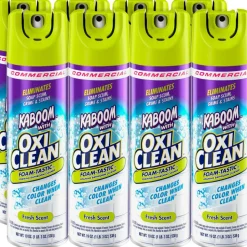 Kaboom Foam-Tastic Bathroom Cleaner - For Multi Surface - Ready-To-Use - 19 oz (1.19 lb) - Fresh Scent - Clear - 8/Carton - 5703700071CT