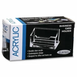 Kantek Acrylic Business Card Holder, 2