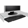 Kantek Acrylic Monitor Stand with Keyboard Storage - Up to 19" Screen Support - 50 lb Load Capacity - AMS300