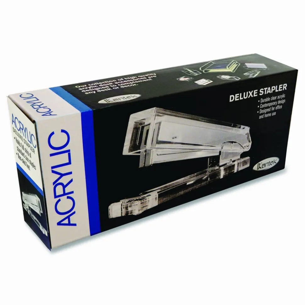 Kantek Acrylic Stapler, Clear