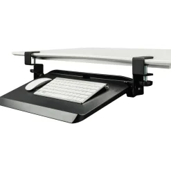 Kantek Clamp Mounted Tilting Keyboard Tray