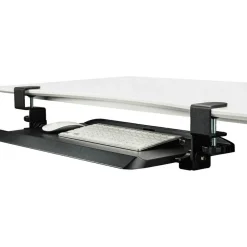 Kantek Clamp Mounted Tilting Keyboard Tray