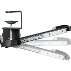 Kantek Desk Clamp Five-Position Tilting Keyboard Tray, 26.8