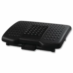 Kantek Premium Ergonomic Footrest, 4"H x 18"W x 13"D, Black