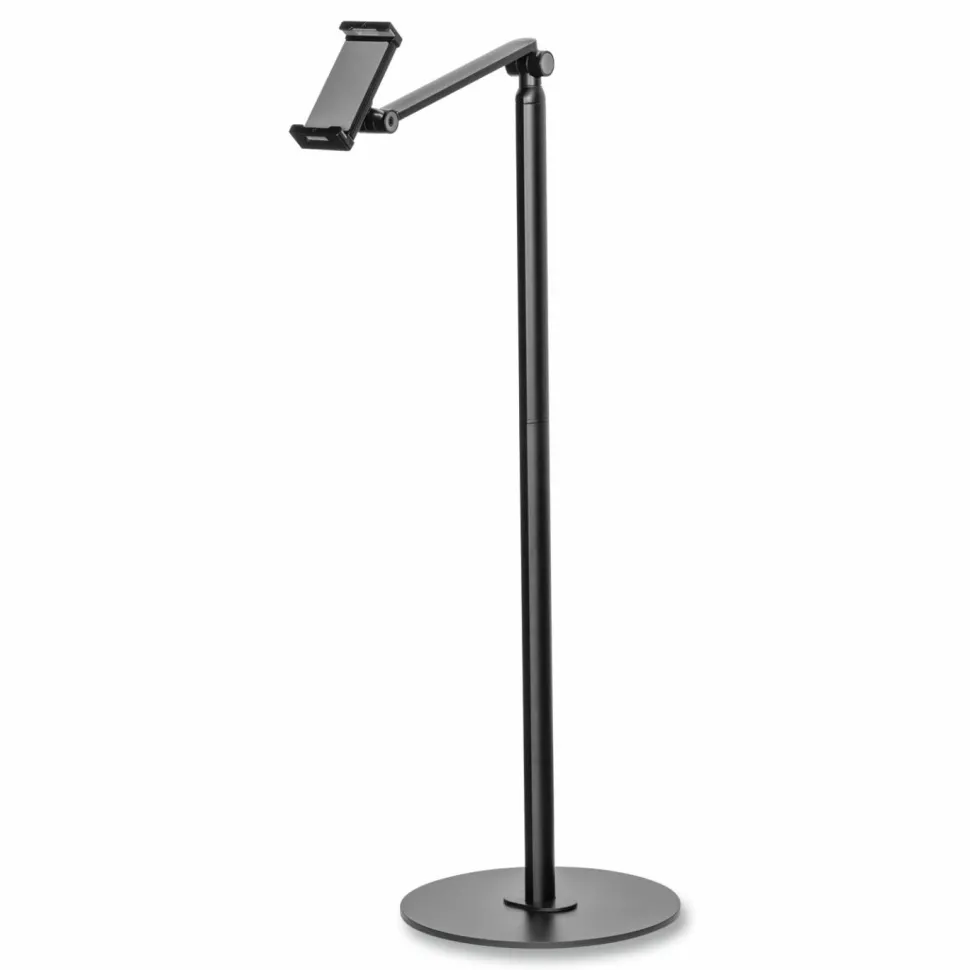 Kantek Tablet and Phone Stand, Floor Stand, Black
