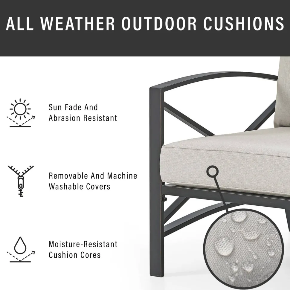 Kaplan Outdoor Metal Armchair