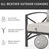 Kaplan Outdoor Metal Sofa