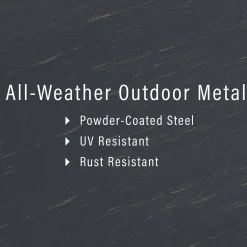 Kaplan Outdoor Metal Sofa