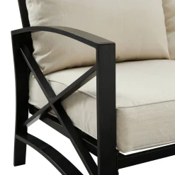 Kaplan 3Pc Outdoor Metal Sofa Set